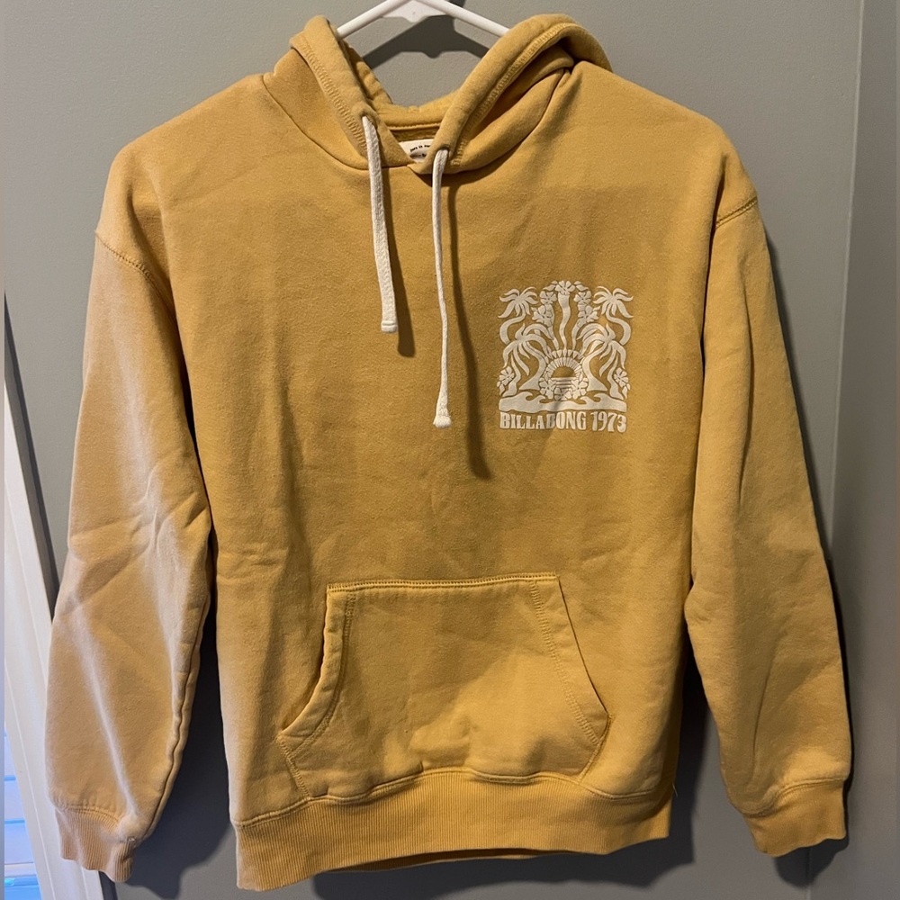 Billabong Women’s Yellow Hoodie Small